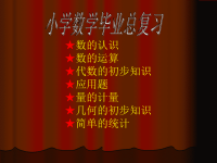 小学数学总复习PPT课件