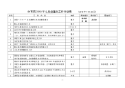 体育局1月份重点工作计划表