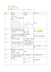 课堂观察记录 初中英语