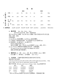 初中英语语法之代词