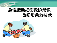 急性运动损伤救护常识医学ppt