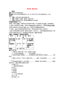 初中物理 物态变化教案 新人教版