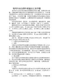 统考专业全国牛校盘点之农学篇