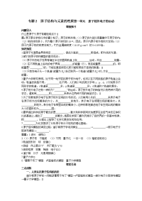 苏教版化学选修1《原子核外电子运动》word教案