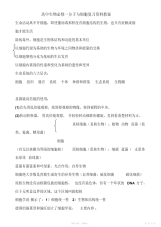 【教案】高中生物必修一分子与细胞复习资料教案