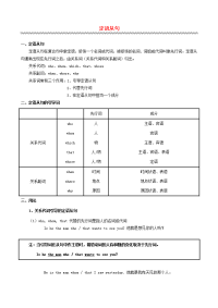 中考英语语法专题 定语从句讲解练习(无答案) 试题