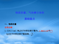 高中化学 物质的量、气体摩尔体积课件