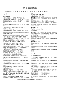 (最新)高中语文文言文虚词用法