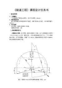 隧道工程课程设计冯渔民(1)