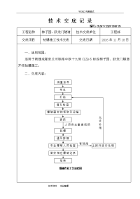 25_隧道钻爆施工技术交底记录大全_