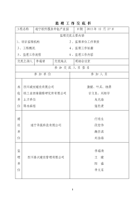 软件园项目监理工作交底