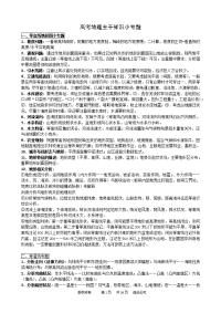 [高考]高考地理主干知识小专题