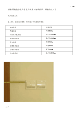 碧桂园精装修室内水电安装施工标准做法