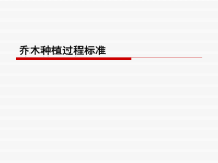 《乔木种植过程标准》PPT课件