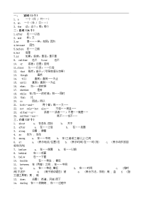 初中英语必背单词