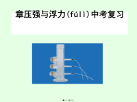 最新中考物理复习：液体的压强教学课件-苏科版精品课件