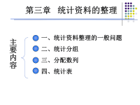 管理统计学-统计整理
