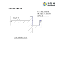 阳台花池防水做法详图