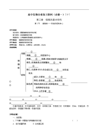 高中生物全套复习资料(必修一)(10)：第三章：第3节 细