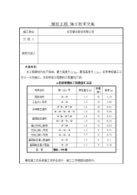 圆柱墩施工技术交底