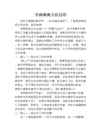 学前班班主任总结.doc