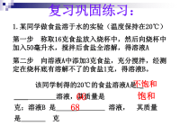 【6A文】初中课件：《溶解度》