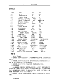 文言文基础知识