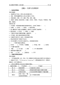 高中信息技术复习资料