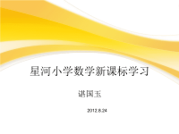 星河小学数学新课标学习ppt课件