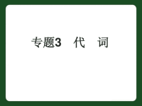 中考英语专题3-代词复习课件