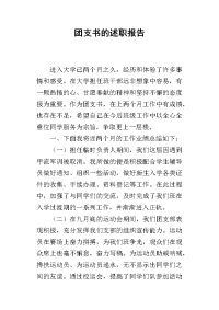 团支书_述职报告