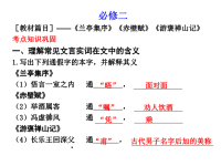 高中必修二文言文复习