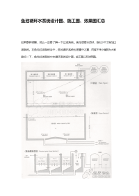 鱼池循环水系统设计图、施工图、效果图汇总