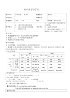 初中英语导学案——代词