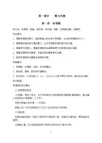 初中数学总复习精品教案