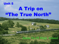 高中英语 Unit 5 Canada  “The True North”课件