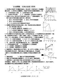 运动图像、天体运动习题