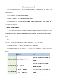 高中英语语法之虚拟语气讲解