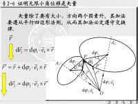 【理论力学课件@北师大】2-6证明无限小角位移是矢量.pdf