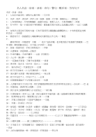 苏教版小学语文课本名人名言、俗语谚语总结大全