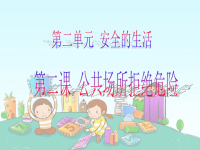 小学思品课件-公共场所拒绝危as险课件