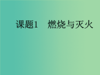 中考化学 课题1 燃烧和灭火复习课件2