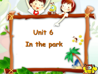 牛津小学英语in the park课件