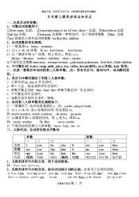 五年级上册英语语法知识点-已整理(1)-最终