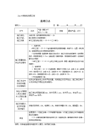 Xxx水库除险加固工程.监理日志范例二doc