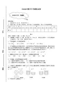 许巷初中数学中考模拟试卷1