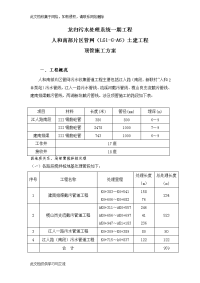 龙归污水处理系统一期工程人和南部片区管网（LG1-G-A6）土建工程顶管施工方案