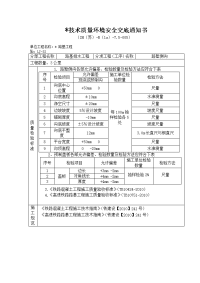 路堑侧沟质量环境安全交底