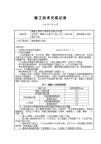 涵洞混凝土浇筑施工技术交底