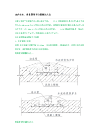 室内给水、排水管道节点图做法大全